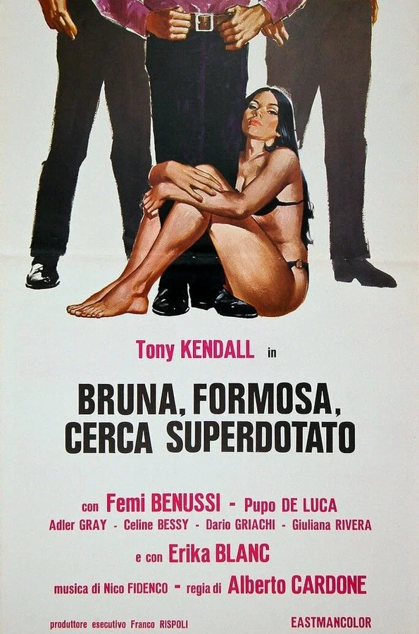 Постер: Bruna, formosa, cerca superdotato