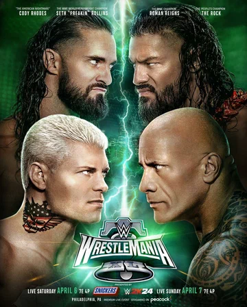 Постер: WrestleMania XL