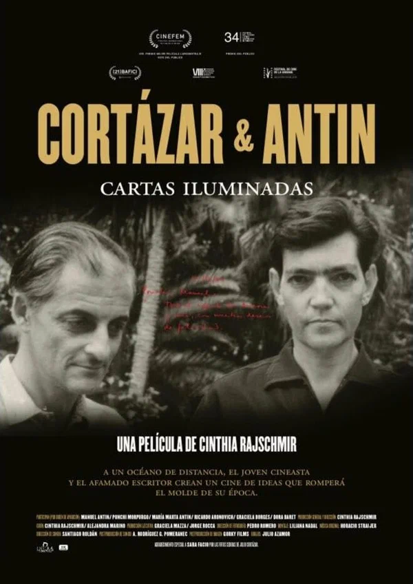 Постер: Cortázar & Antín: Cartas iluminadas