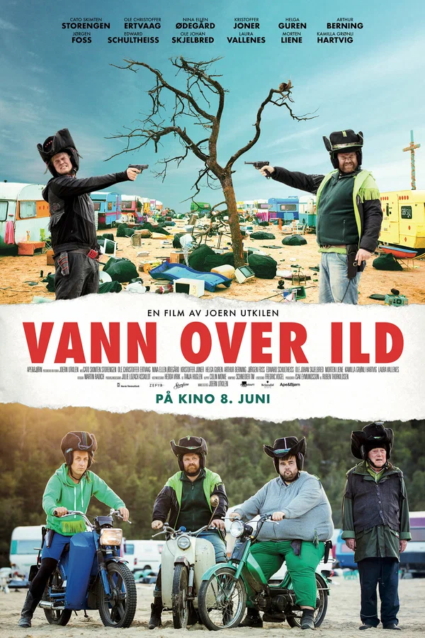 Постер: Vann over ild