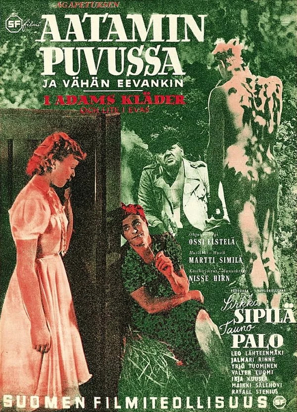 Постер: Aatamin puvussa - ja vähän Eevankin...