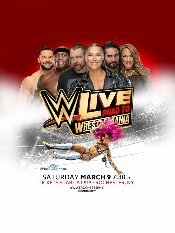 Постер: WWE Live Road to WrestleMania