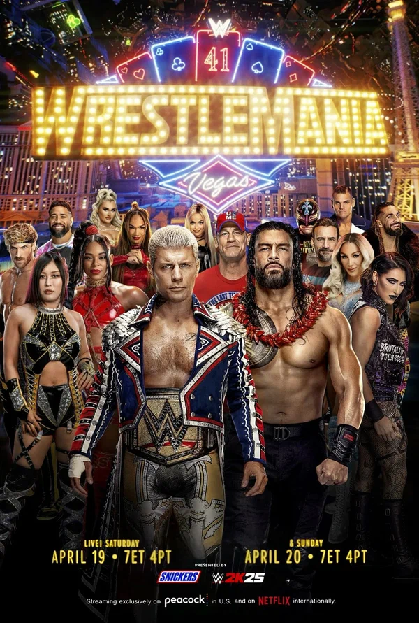 Постер: WrestleMania 41