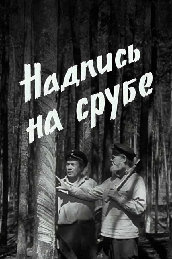 Постер: Надпись на срубе