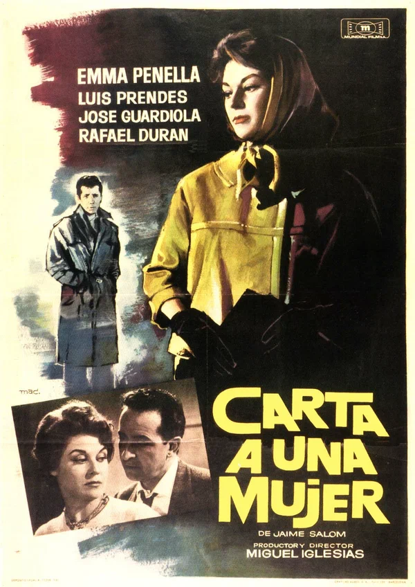 Постер: Carta a una mujer