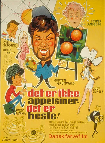 Постер: Det er ikke appelsiner - det er heste