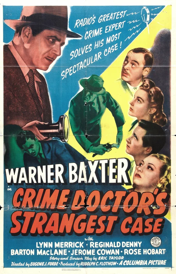 Постер: The Crime Doctor’s Strangest Case