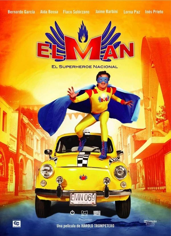 Постер: El man, el superhéroe nacional