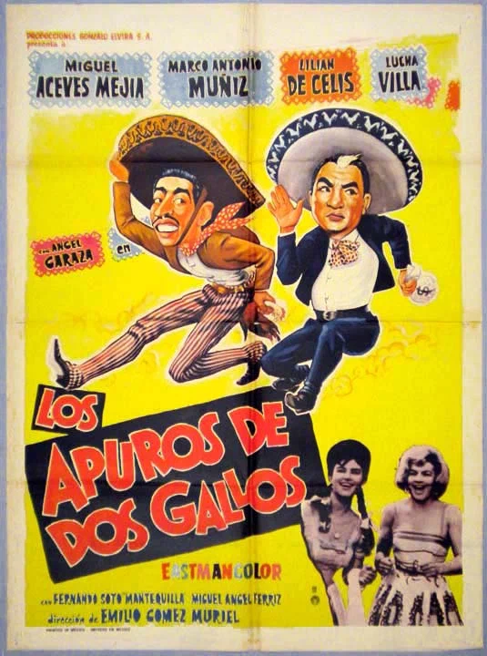 Постер: Los apuros de dos gallos