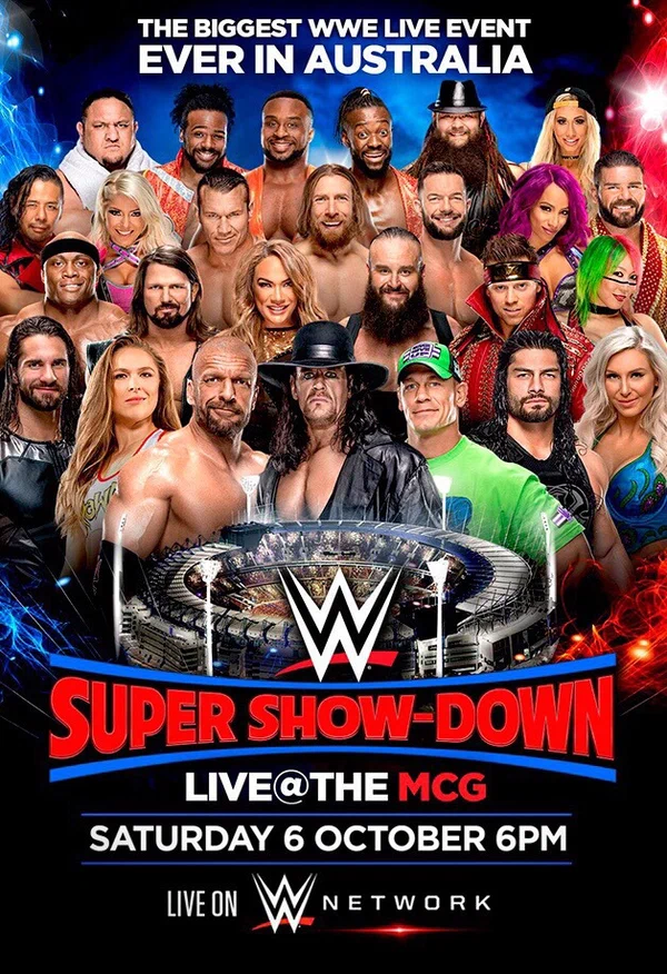 Постер: WWE Super Show-Down 2018