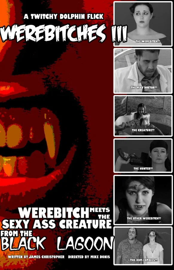 Постер: Werebitch Meets the Sexy Ass Creature from the Black Lagoon