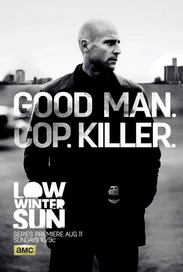 Постер: Низкое зимнее солнце