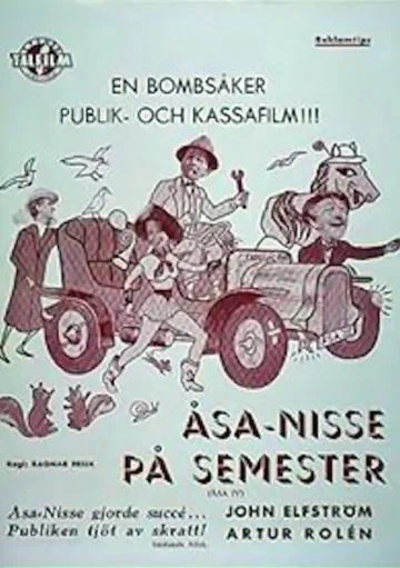 Постер: Åsa-Nisse på semester