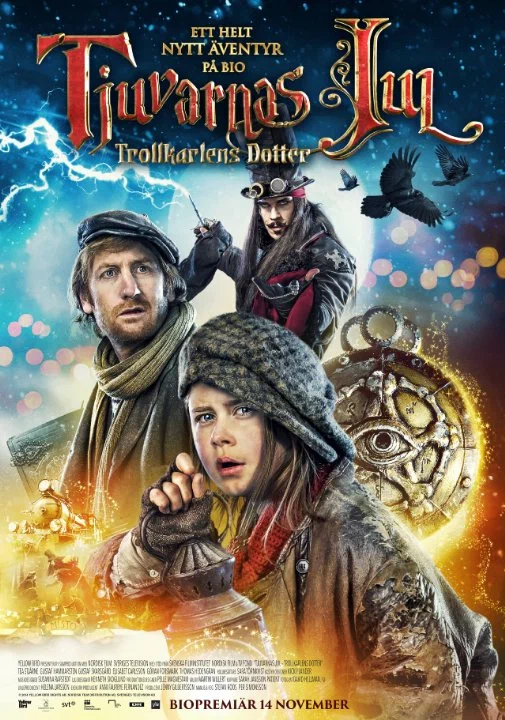 Постер: Tjuvarnas jul: Trollkarlens dotter
