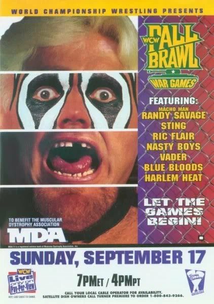 Постер: WCW Жёсткая драка