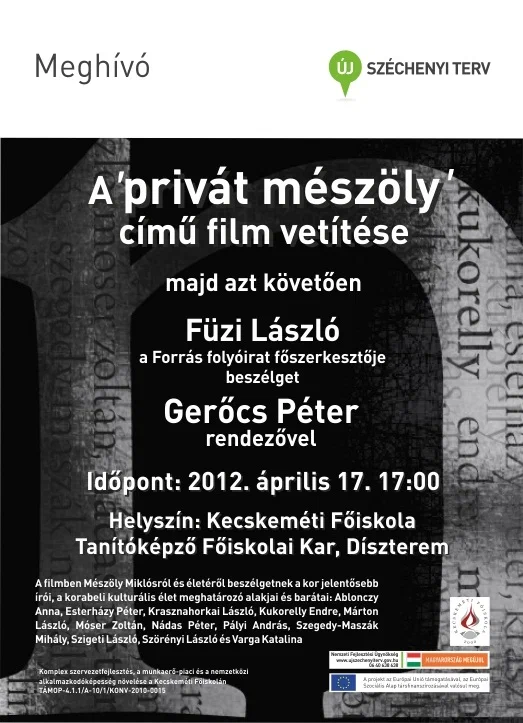 Постер: Private Mészöly