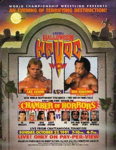 Постер: WCW Разрушение на Хэллоуин