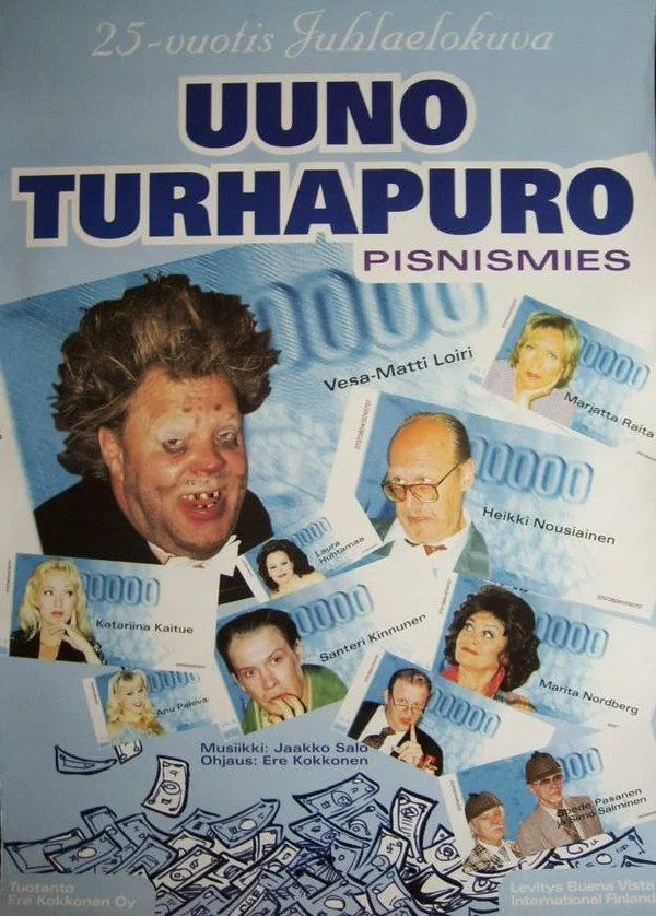 Постер: Johtaja Uuno Turhapuro - pisnismies