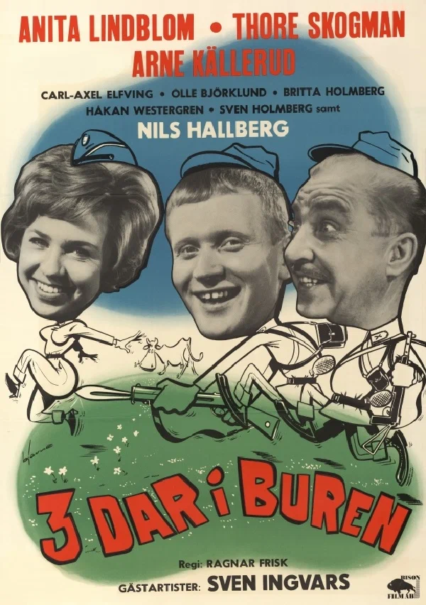 Постер: Tre dar i buren