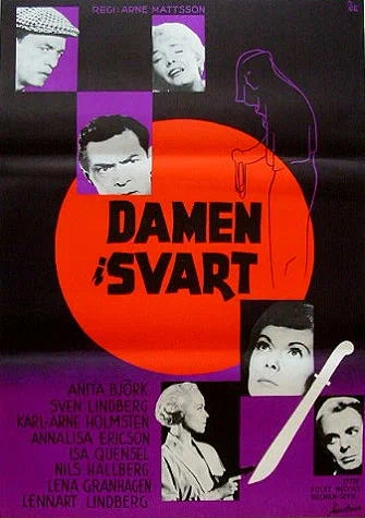Постер: Damen i svart