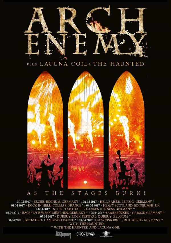 Постер: Arch Enemy - As The Stages Burn!