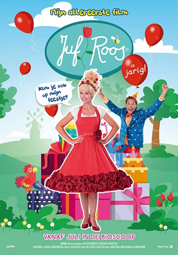 Постер: Juf Roos is jarig