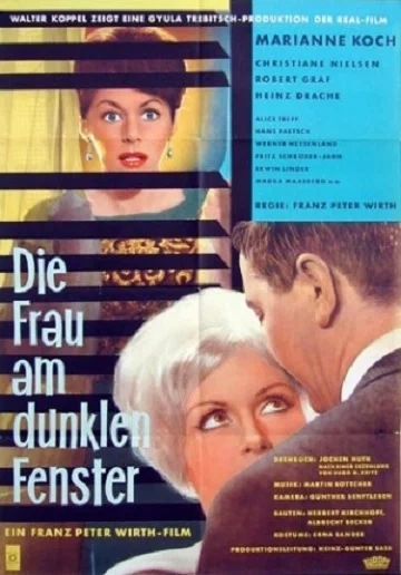 Постер: Die Frau am dunklen Fenster