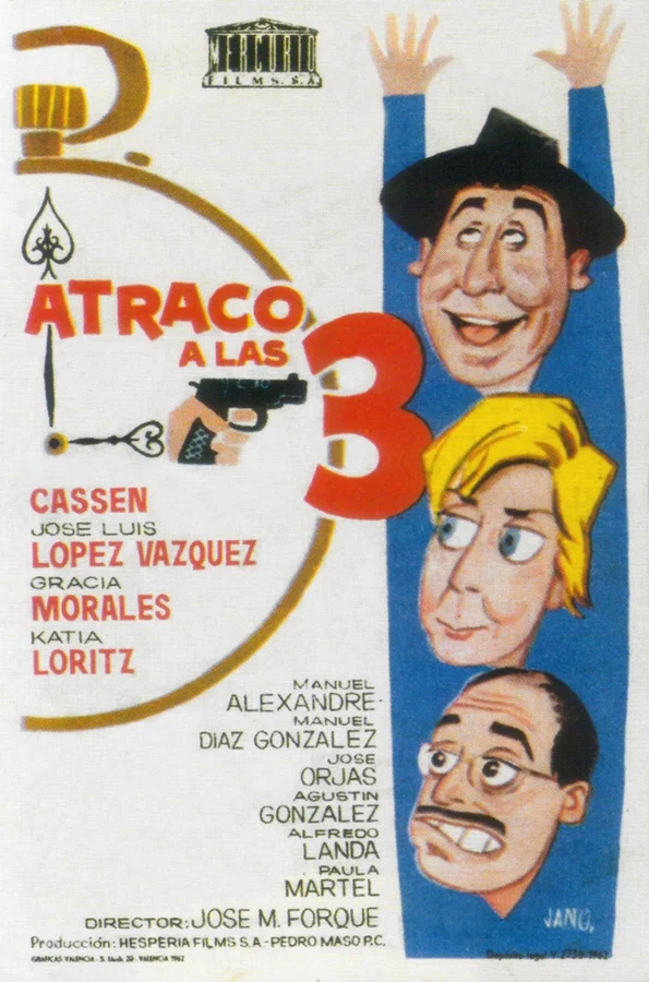 Постер: Atraco a las tres