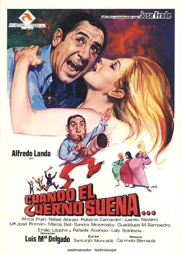 Постер: Cuando el cuerno suena