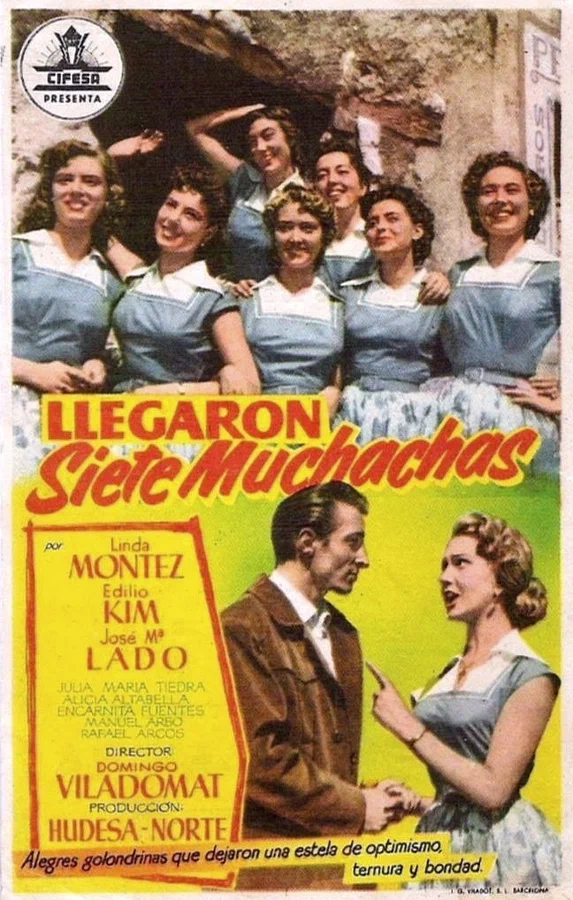 Постер: Llegaron siete muchachas