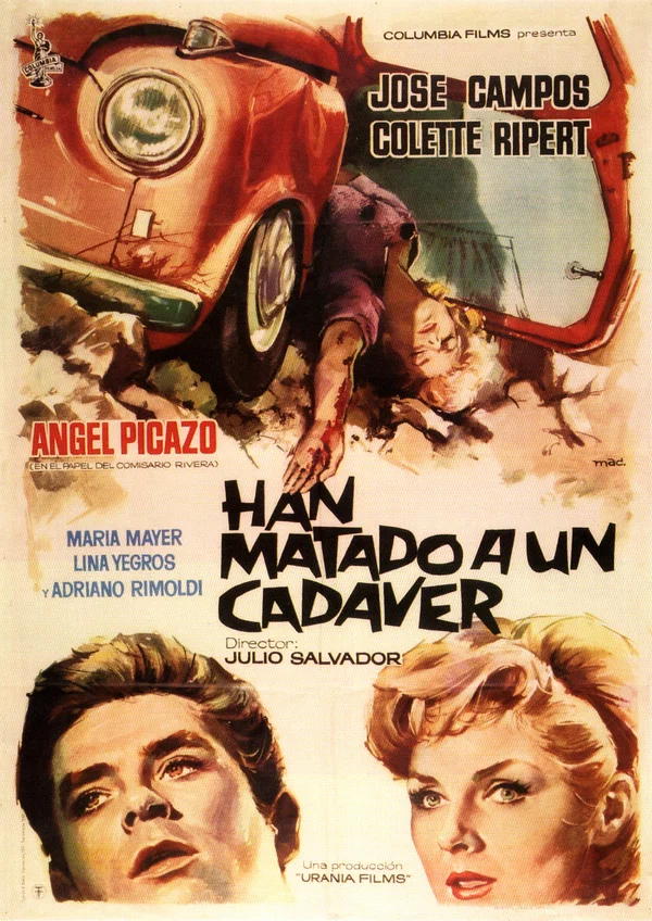 Постер: Han matado a un cadáver