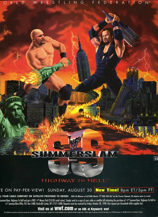 Постер: WWE SummerSlam 1998