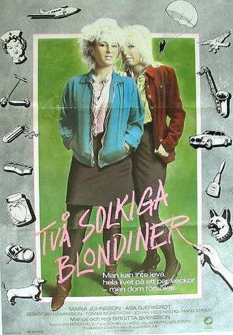 Постер: Två solkiga blondiner