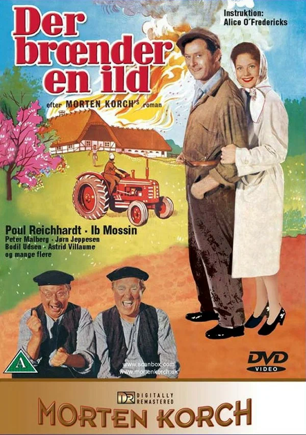 Постер: Der brænder en ild