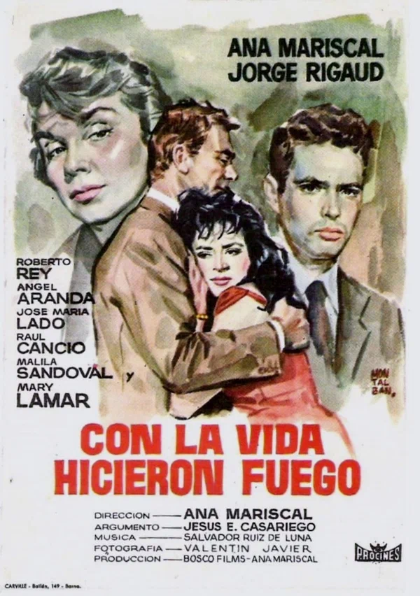 Постер: Con la vida hicieron fuego