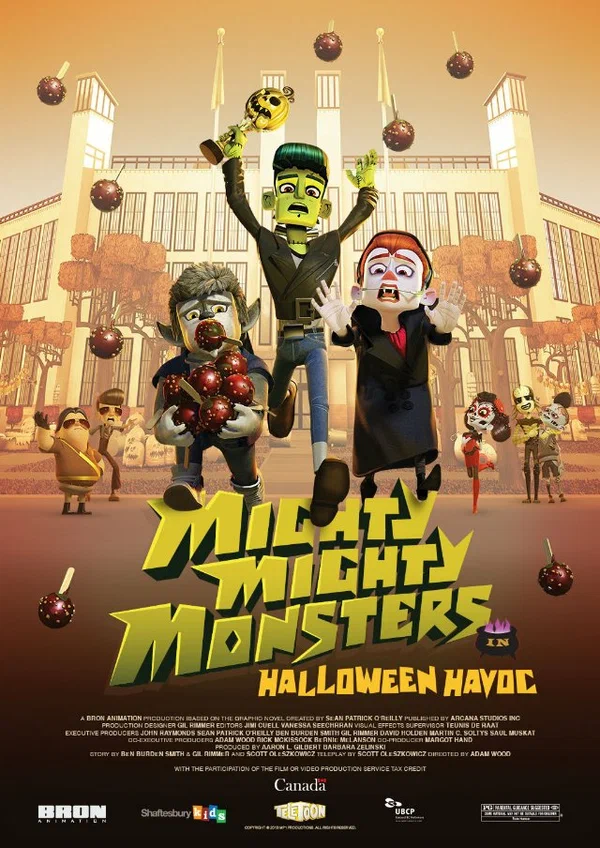 Постер: Mighty Mighty Monsters in Halloween Havoc