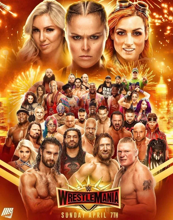 Постер: WWE Рестлмания 35