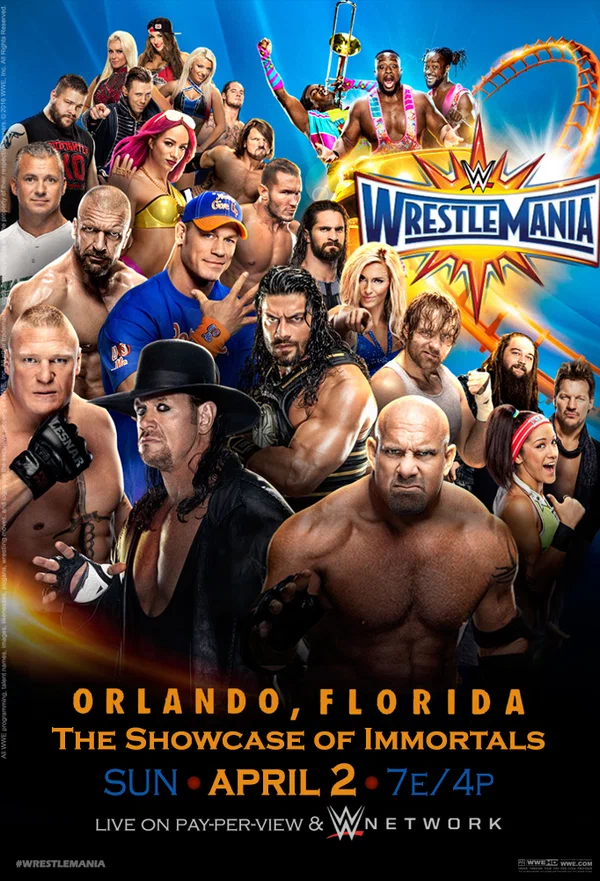 Постер: WWE РестлМания 33
