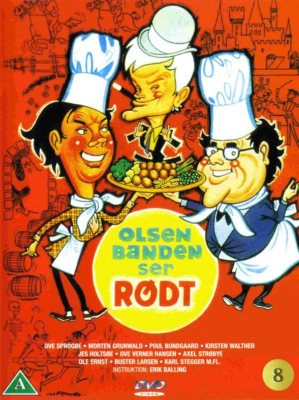 Постер: Olsen-banden ser rødt