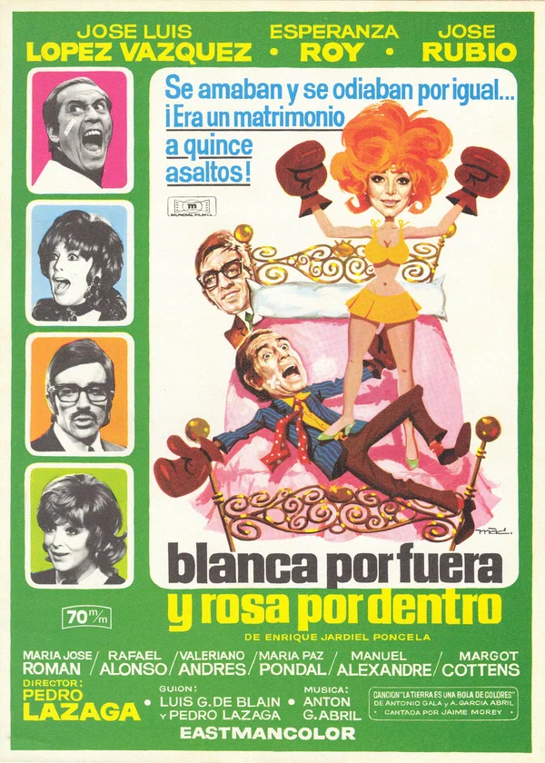Постер: Blanca por fuera y Rosa por dentro