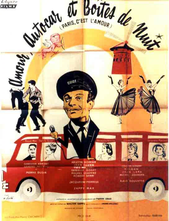 Постер: Amour, autocar et boîtes de nuit