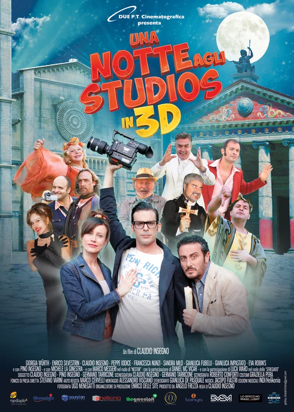 Постер: Una notte agli studios