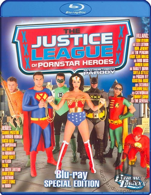 Постер: Justice League of Porn Star Heroes