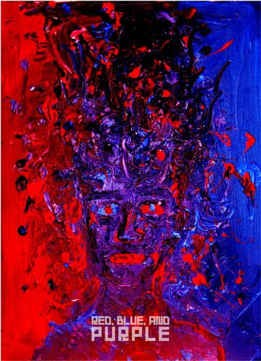 Постер: Red, Blue, and Purple
