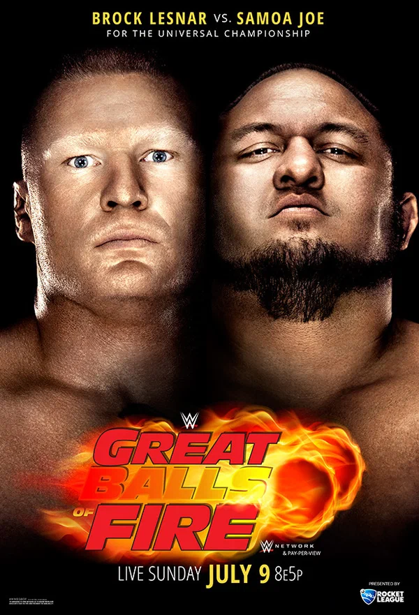 Постер: WWE Большие огненные шары