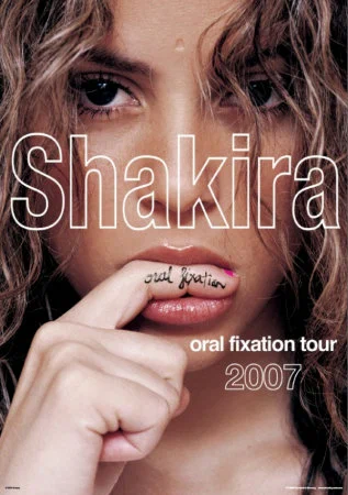Постер: Shakira Oral Fixation Tour 2007