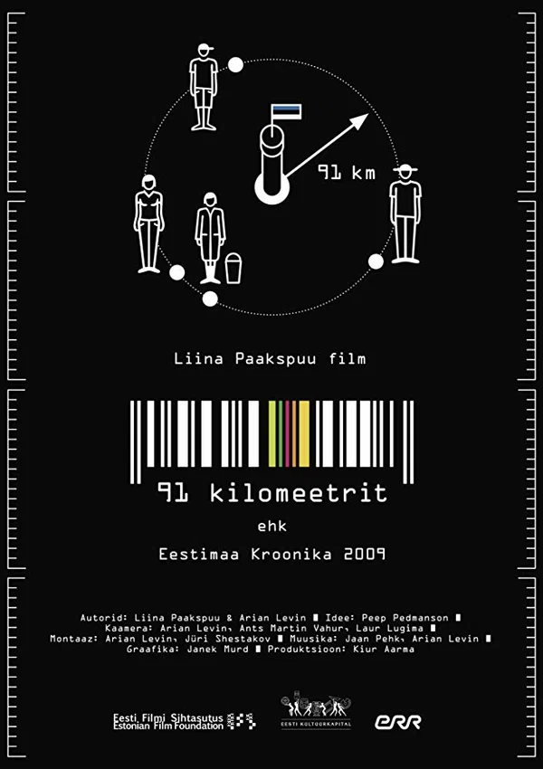 Постер: 91 Kilometers. Chronicle of Estonia 2009