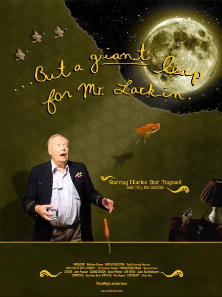 Постер: ...But a Giant Leap for Mr. Larkin