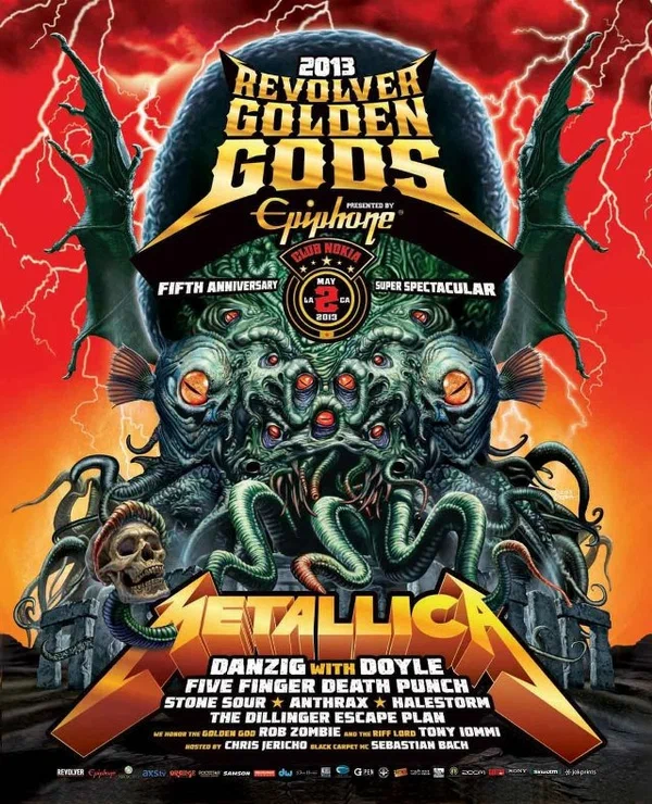 Постер: Golden Gods 5th Anniversary Show