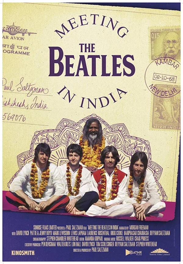 Постер: The Beatles в Индии